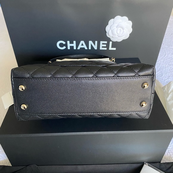 ❌SOLD❌NEW Chanel Caviar Quilted Mini Coco Handle - Picture 8 of 16